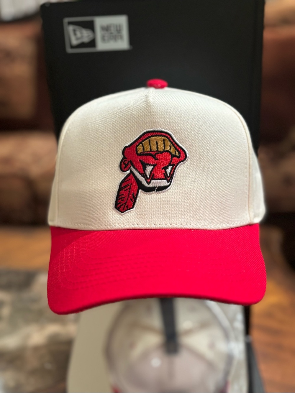 Cleveland Indians Throwback Logo SnapBack Hat